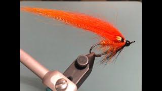 Лососёвая мушка Red Sandy - Hairwing (Salmon Fly) Как связать от GM FLY