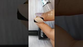 2 mins nailart without tools. #nailartdesignsathomewithouttools #2min #easynails #shorts #chic #easy