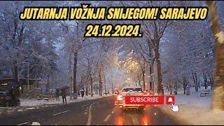 Jutarnja Vožnja Snijegom: Nedžarići - Ciglane | Sarajevo 24.12.2024 | BH Road Stories