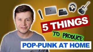 5 essential things to make pop-punk song in your home studio