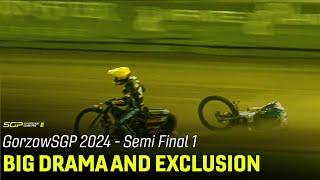 Drama in Semi Final 1! 2024 #GorzowSGP  | FIM Speedway Grand Prix