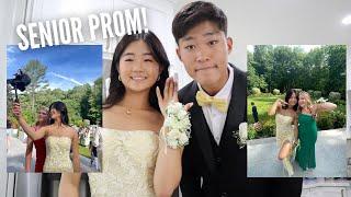 MY SENIOR PROM 2022 VLOG!! | GRWM, PRE-PROM, DRESS REVEAL