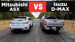 Drag Race: 2024 Isuzu D-Max vs Mitsubishi ASX – 0-100, 1/4 mile