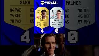 Reacting to Bukayo Saka vs Cole Palmer in EVERY FIFA!️#reaction #fifa #memes #saka #palmer #react