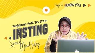 Penjelasan Hasil Tes STIFIn Tipe Insting | Spesial MissHiday | iknowyou.id