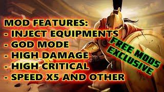 Gladiator Heroes Clash MOD APK | Injected Equipments | GOD MODE | HIGH DAMAGE | ETC