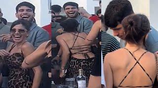 Alcaraz Partying in Ibiza after Winning the Roland Garros 2025 Trophy