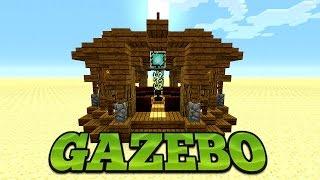 Minecraft: How To Build A Gazebo Tutorial | Minecraft Garden Design Idea