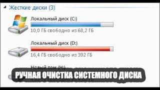 Как освободить место на диске C:/