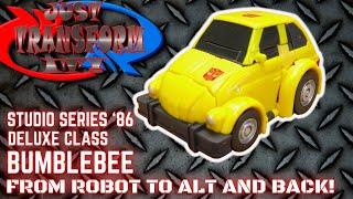 JUST TRANSFORM IT!: Studio Series '86 Deluxe Bumblebee