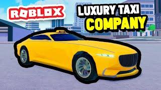 The MOST LUXURIOUS CAR For My Company in Roblox Taxi Boss