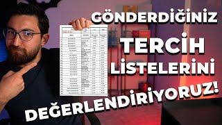 Gönderdiğiniz Tercih Listelerini Değerlendiriyoruz! | Tercih-2021 | Canlı Yayın | #tercih2021