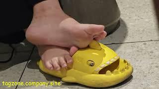 Yellow Shark Sandal