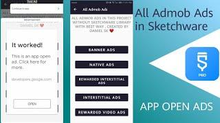 All Admob Ads in Sketchware Without Sketchware library