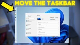 How to move the taskbar to any place in Windows 11 [2024]