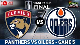 Florida Panthers vs Edmonton Oilers GAME 5 LIVE GAME REACTION & PLAY-BY-PLAY | NHL Live stream