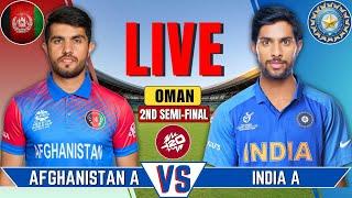 India vs Afghanistan Semi Final, Emerging Asia Cup 2024 | IND vs AFG Live T20 Match | Semi-Final