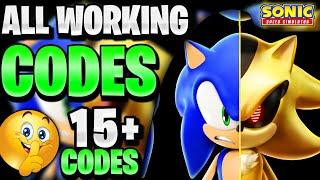 *REAL* ALL WORKING 15+ SECRET CODES FOR SONIC SPEED SIMULATOR! ROBLOX SONIC SPEED SIMULATOR CODES