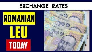 ROMANIAN NEW LEU EXCHANGE RATES TODAY JUNE 12 2024