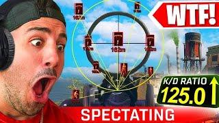 Spectating a 125 KD Hacker on REBIRTH ISLAND!