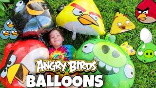 Angry Birds BALLOONS Party Review - Guess Who POPPED!