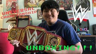 3 TITLE BELTS!!! WWE Universal Championship Collectible Title (UNBOXING)