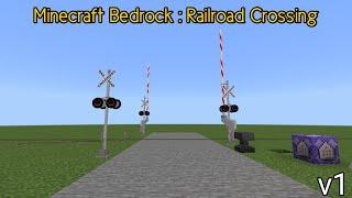 Minecraft Railroad Crossing | USA / Siemens Railroad Crossing Addon for Minecraft Bedrock V1