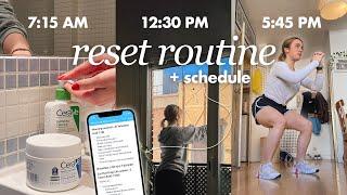 Ultimate reset routine (with schedule) ‍️ cleaning, life admin, getting our lives together!!