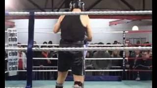 SERG LUCIANO White Collar Boxing Championship fight