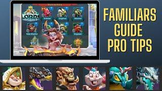 Lords mobile : Familiars Guide |pro tips |how to upgrade familiars |what familiars |stats and boosts