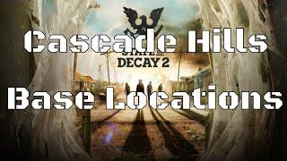 STATE OF DECAY 2 - Cascade Hills Base Locations