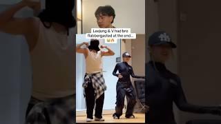 Taehyung & Leejung Lee dance  REACTION! (V from BTS) What's Your Fantasy #shorts