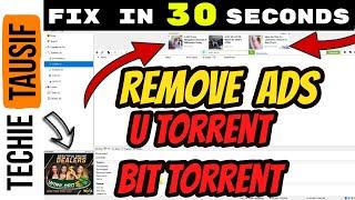 utorrent remove ads | bittorrent ads remove | utorrent advertisement disable