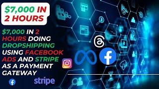 Making $7,000 Dropshipping From Nigeria Within 2 hours using Facebook Ads and Stripe