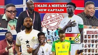 JORDAN AYEW WAS GIVEN THE BLACKSTAR CAPTAIN CUZ OF...KUDUS HMM, OTTO ADDO, GHANA, HEARTS WANT..