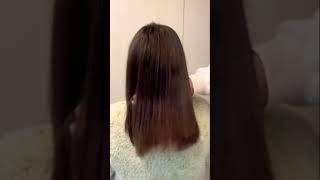 Hair Straightning Treatment #music #haircolortransformation #hairstyle #haircolour #straighting