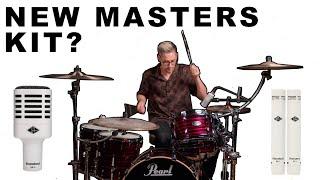 New Pearl Masters Maple Drums & UA Standard Mics Demo