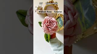 How to Make an Aesthetic Ribbon Rose | DIY Rose Tutorial