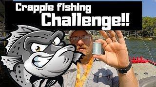 Crappie fishing CHALLENGE! Homemade jig!