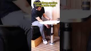 Ultimate RV Campervan & Marine Table: Pneumatic Adjustable Height, Swiveling, and Sliding Brilliance