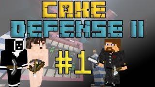 Minecraft Cake Defense II #1 - Евгеха и Братья гномы