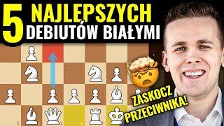 Najlepsze DEBIUTY BIAŁYMI - Te otwarcia szachowe dla białych MUSISZ UMIEĆ! | Michał Kanarkiewicz