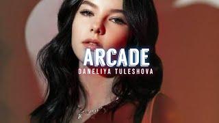 ARCADE - Daneliya Tuleshova Cover (lyrics Video)