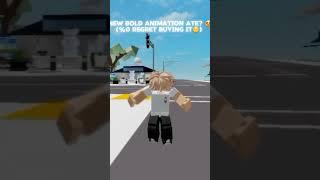 Walking with the new animation pack be like; #shorts #roblox #boldanimation