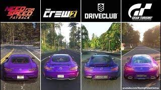 The Crew 2 vs. Need For Speed Payback vs. DriveClub vs. Gran Turismo Sport | Graphics Comparison PS4