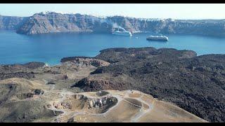 Sleeping volcano of Santorini
