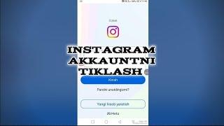 Instagram akkauntni tiklash//2024