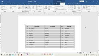 How to Sort Data in Microsoft Word Tables | Zimist Coded