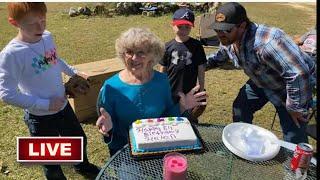 Happy 84th Birthday Helen Wyatt all family is here Birthday part 2