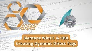 Siemens WinCC VBA: Creating Dynamic Direct Tags On HMI Object Properties